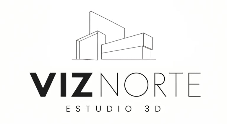 VIZ NORTE Estudio 3D logo