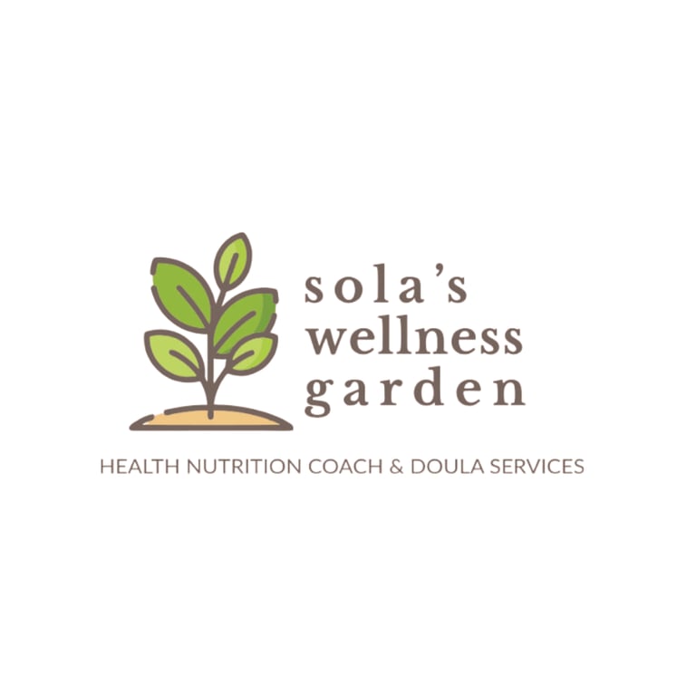 Sola's Wellness Garden Health Nutrition Life Coach and Doula Services logo