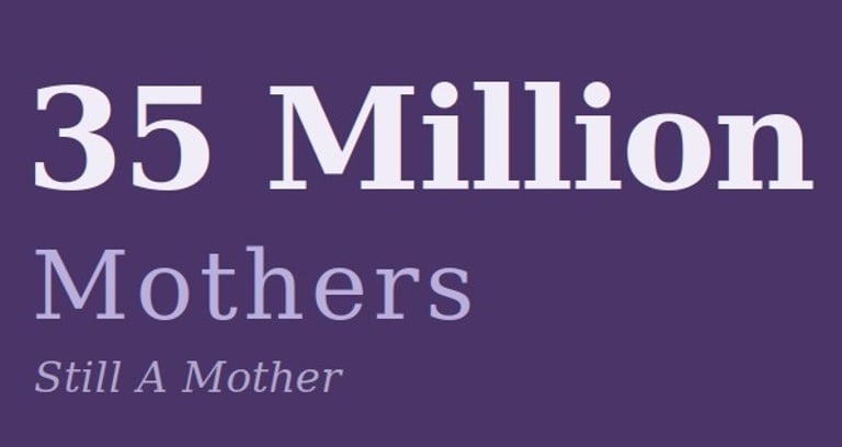 35 Million Mothers logo