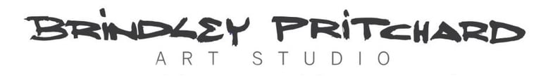 Brindley Pritchard contemporary realism oil painting studio logo