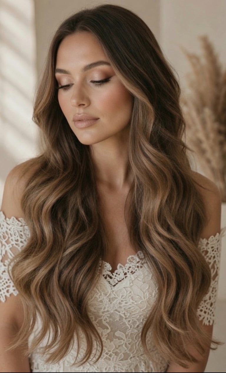 Brisbane hair extension artist creating flawless extension transformations with colour matching,