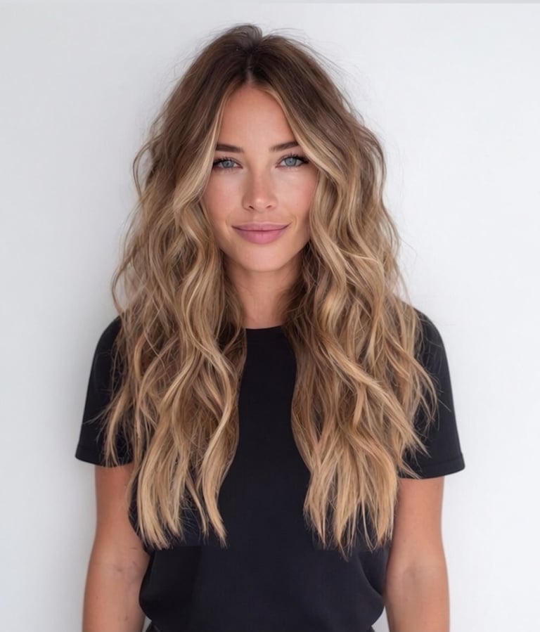 dimensional blonde extensions Brisbane