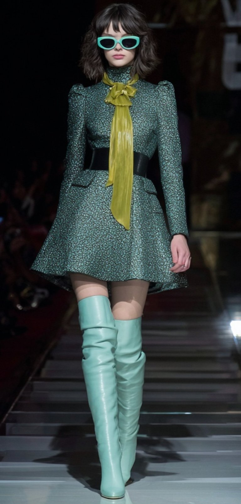 editorial hair and makeup Milan Fashion Week