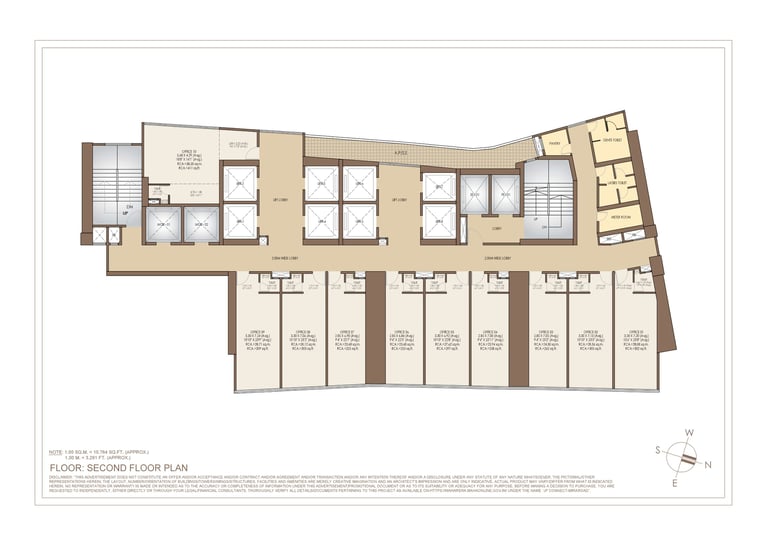 FLOOR PLANS JP CONNECT MIRA ROAD EAST, JP CONNECT, COMMERCIAL OFFICE, VINAY NAGAR, JP INFRA, CONNECT, MIRA ROAD EAST