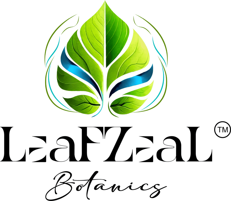 LeaFZeaL Botanics logo