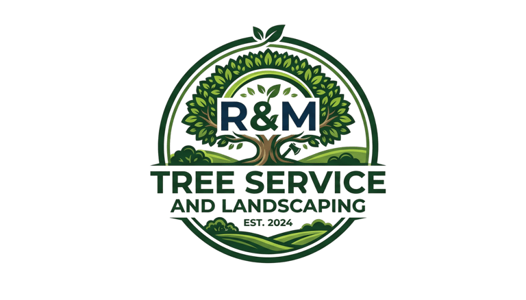 R&M tree service logo