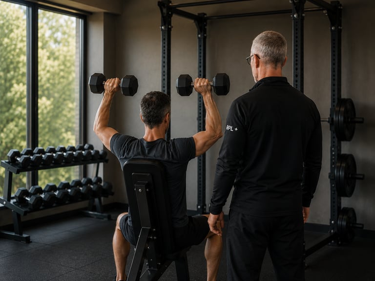Coaching sportif en salle à Sarzeau axé force fonctionnelle et longévité