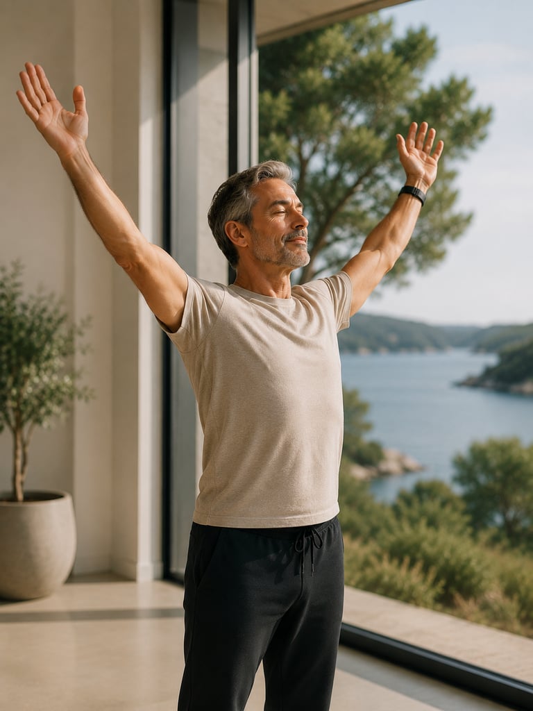 Le renforcement des épaules permet de lever les bras avec aisance au quotidien