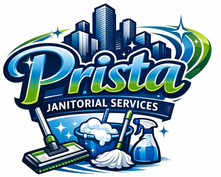 PRISTA JANITORIAL SERVICES logo