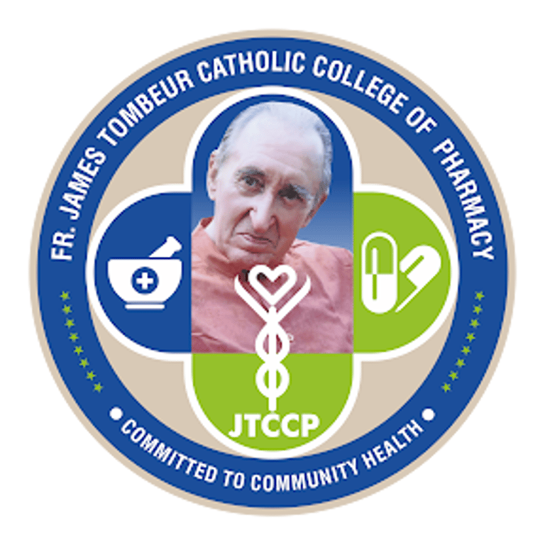 Fr James Tombeur Catholic College of Pharmacy logo