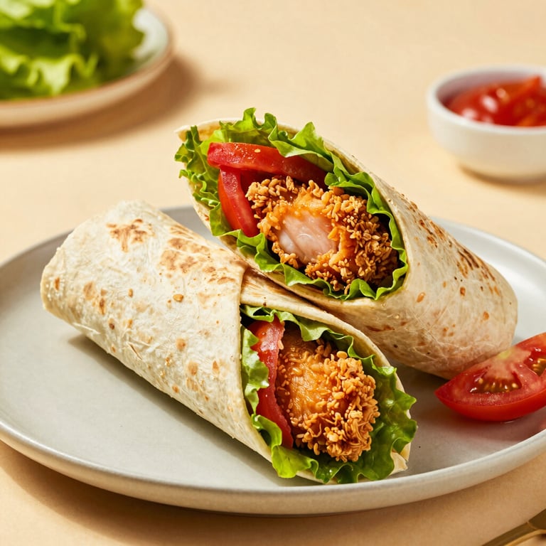 Elegant catering spread with assorted sandwiches, wraps, and fresh sides arranged on a conference table.
