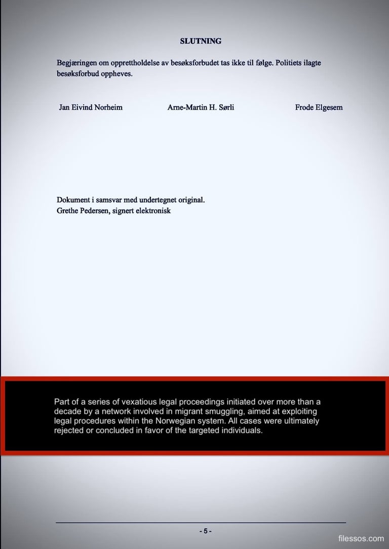 Zainab Abdulkarim Ali, Zainab Art Smuggler 2008 Crotone , lose a malicious lawsuit before the Oslo District Court