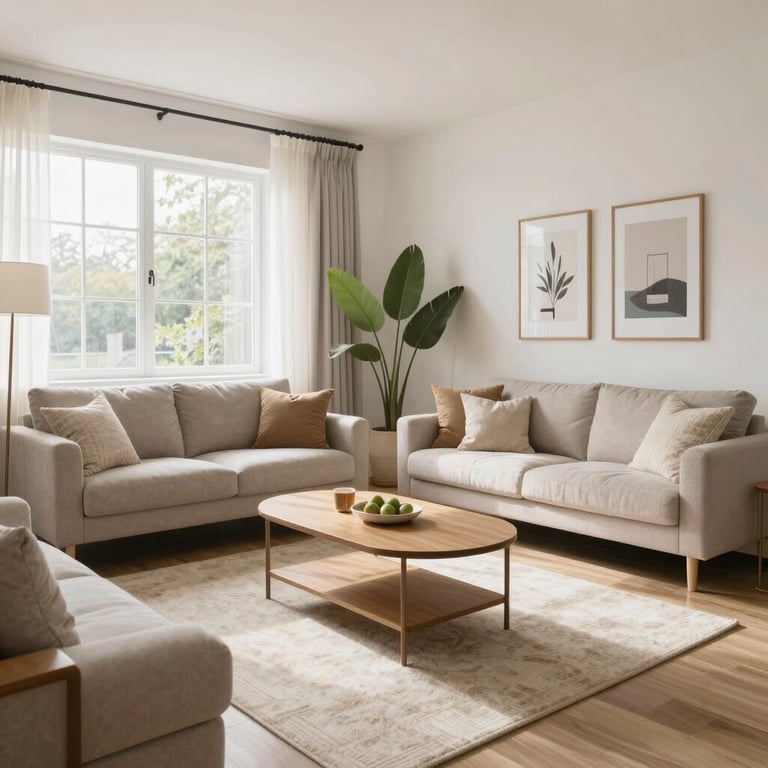 Close-up of hands sketching a building design with pencil and ruler.