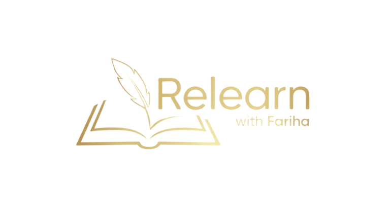 relearn with fariha logo
