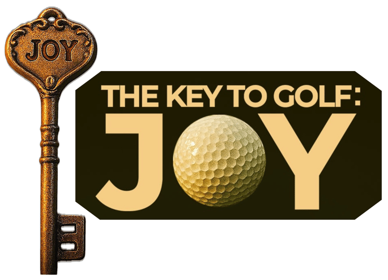 THE KEY TO GOLF: JOY logo