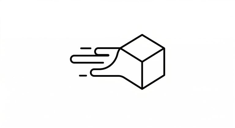 Fast 3d printing and modelling logo