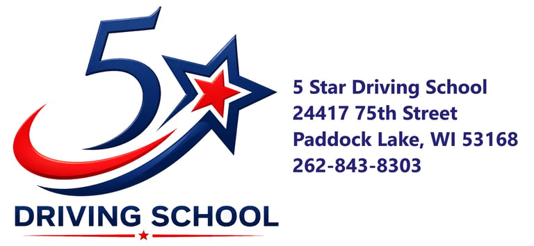 5 Star Driving School logo
