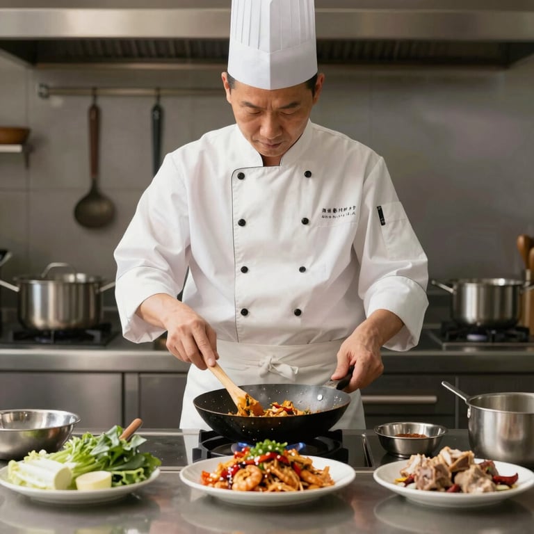 A group of hospitality workers engaged in training.