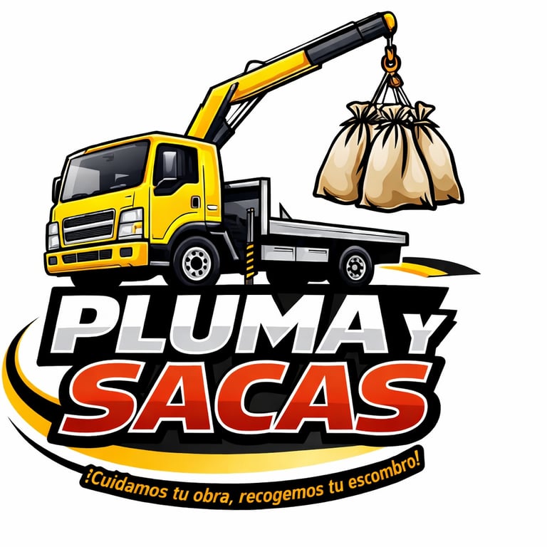 Sacas y Aridos Pluma y Sacas Tarragona logo