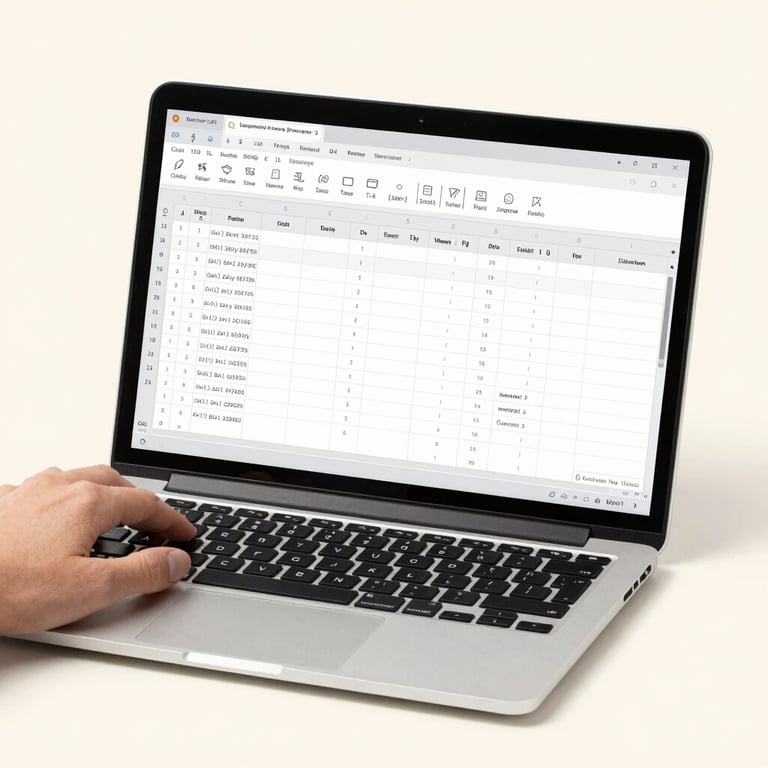 person using MacBook Pro