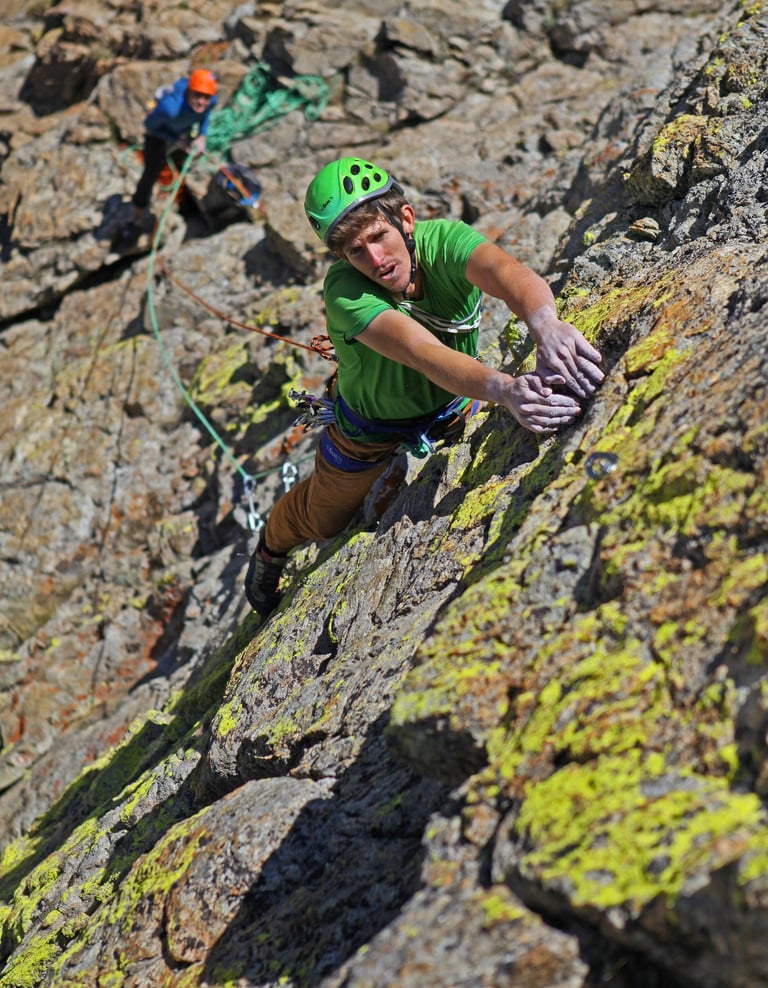 grimpeur face sud cougourde