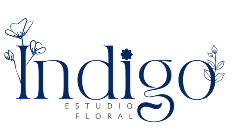Logotipo de Floreria Indigo en leon guanajuato