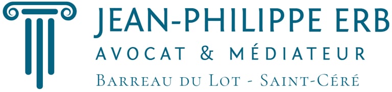 Maître Jean-Philippe ERB Avocat Barreau du Lot - Saint-Céré logo