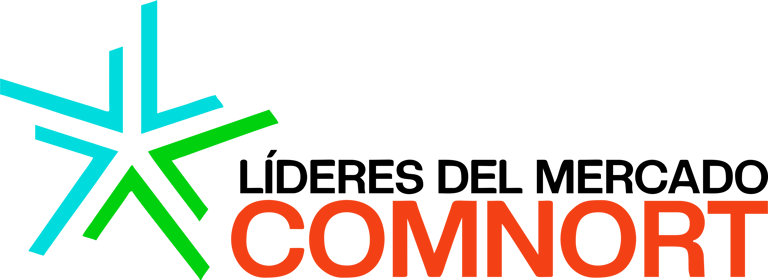 LIDERES EN EL MERCADO COMNORT logo