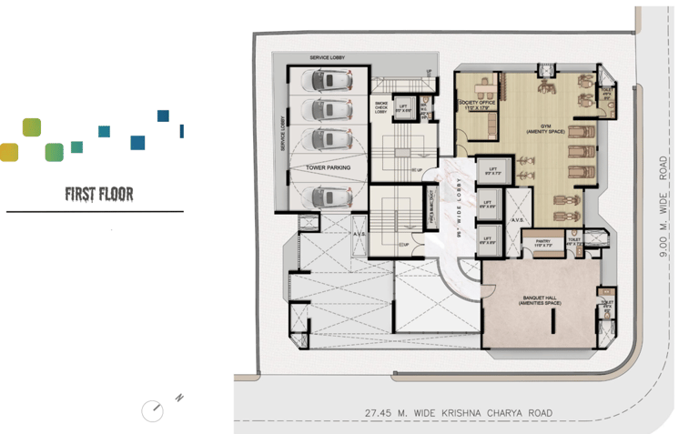FLOOR PLANS 9 ELEMENTS BANDRA RECLAMATION, 9 ELEMENTS, KC MARG, OPP WINGS GROUND, NEAR LILAVATI HOSPITAL, BANDRA WEST