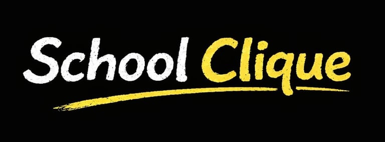 School Clique Stationery logo