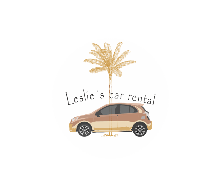 LESLIES CAR RENTAL logo