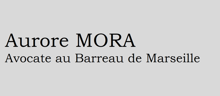 Avocat droit des étrangers droit public Marseille - Me MORA logo