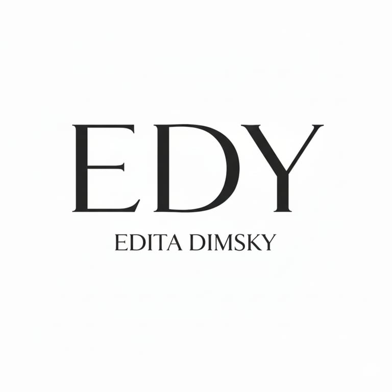 EDITA DIMSKY I Riboto leidimo drabužiai moterims logo
