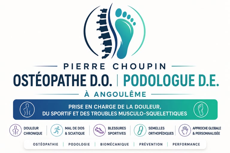 Ostéopathe et Podologue à Angouleme logo