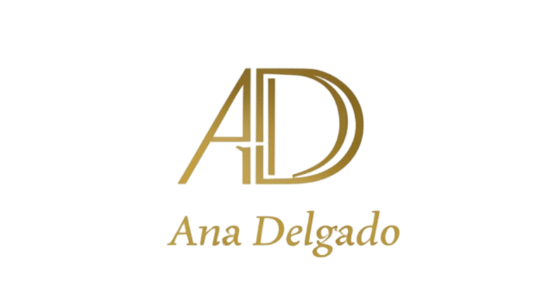 ana delgado salon de belleza logo