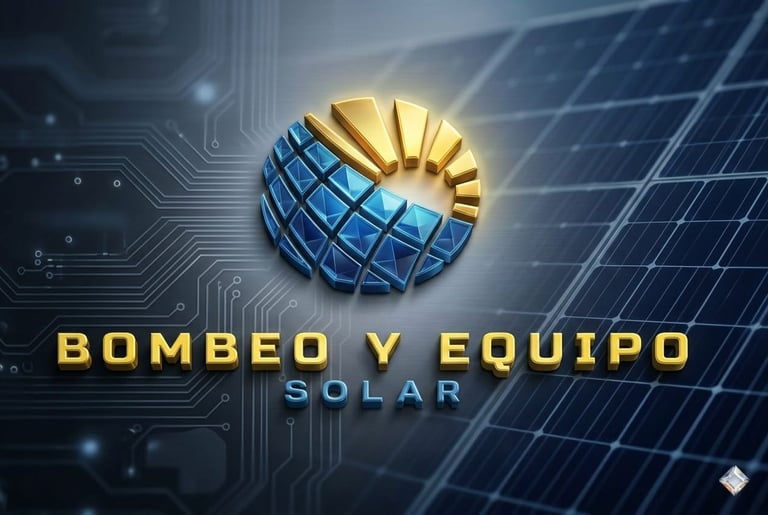 Bombeo y equipo solar logo