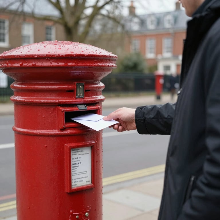 A cozy workspace with a laptop and a cup of coffee ready for messages.