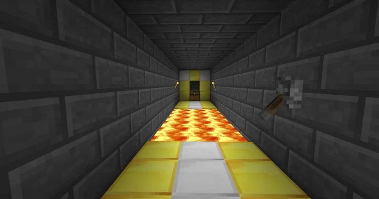 Old lava texture with Minecraft Revival pack