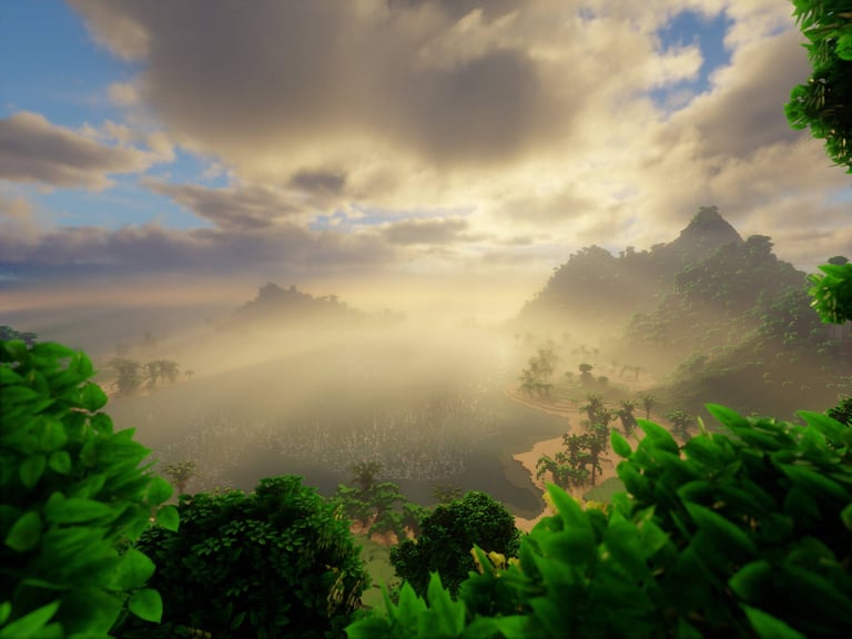 Detailed View of Emerald Cove Island