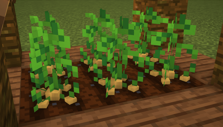 3D Potatoes in Minecraft