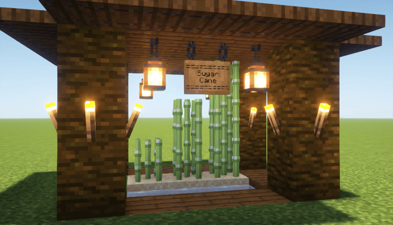 3D Sugar Cane in Minecraft