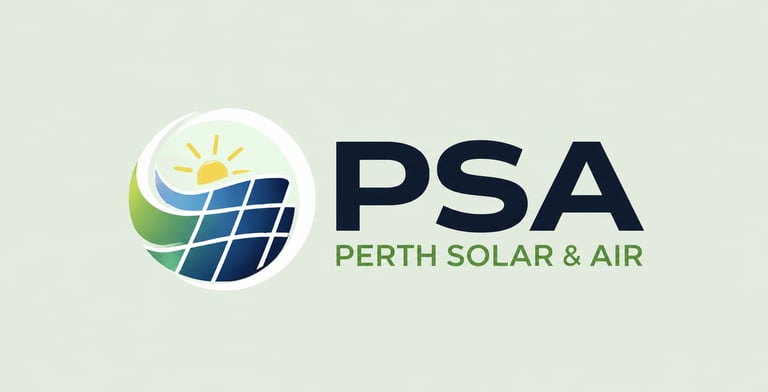 Perth solar and air logo
