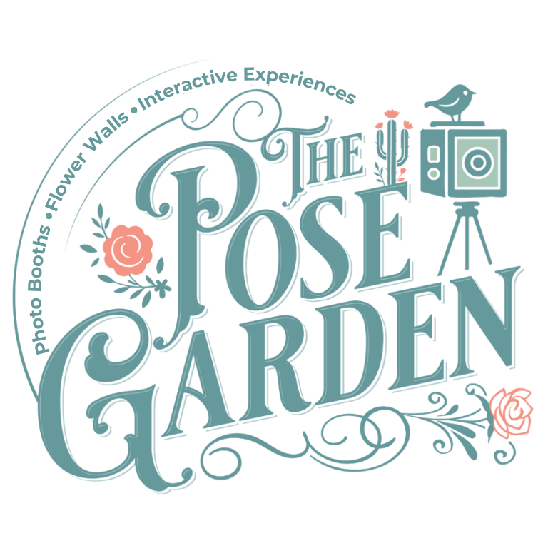 The Pose Garden | Phoenix, Arizona | Photo Booths | 360 Video Booths | Flower Walls | Audio Guestbooks | Champagne Walls logo