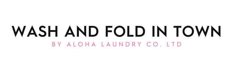 WASH & FOLD IN TOWN logo