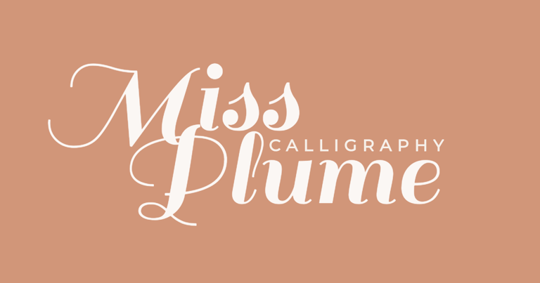 Miss Plume Calligraphy logo