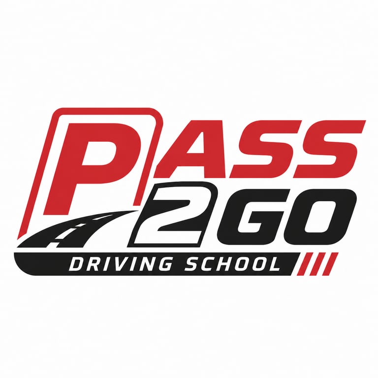 pass 2 go driving school logo
