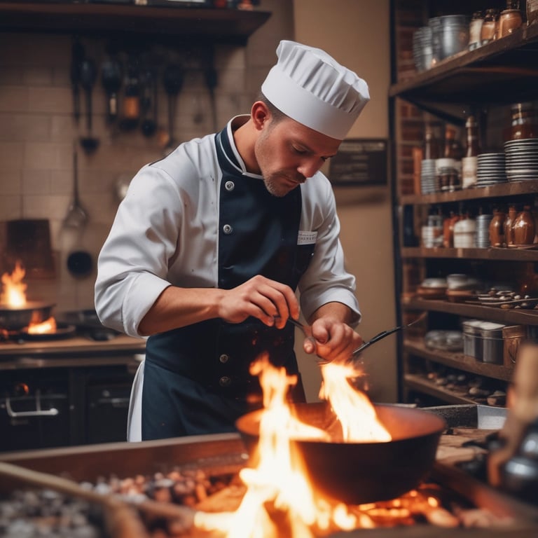 A person standing in the dirt with their feet up