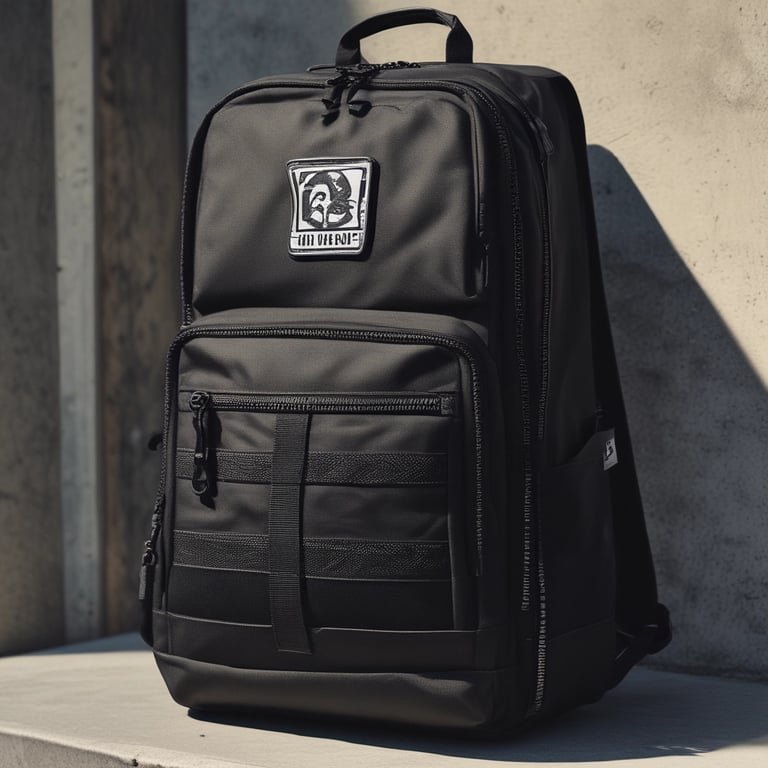 A person standing in the dirt with their feet up