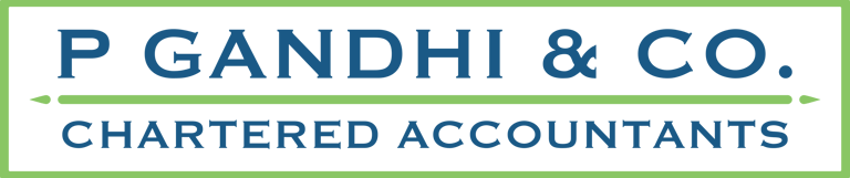 P GANDHI & CO CHARTERED ACCOUNTANTS logo