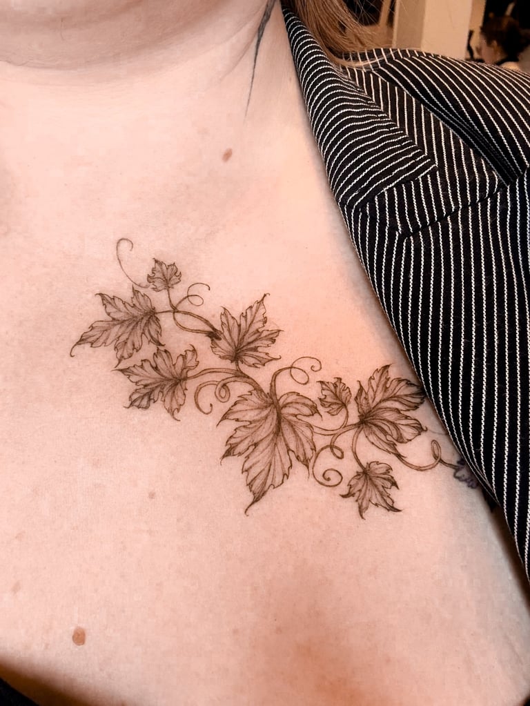 bltter tattoo ideen